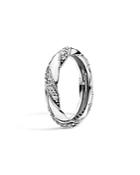 Pandora Ring - Sterling Silver & Cubic Zirconia Ribbon Of Love