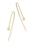 Zoe Chicco 14k Yellow Gold Wire Earrings With Opal