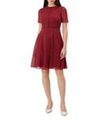Hobbs London Cecily Polka Dot Fit-and-flare Dress