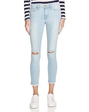 Frame Le Skinny De Jeanne Crop Jeans In Honeywood