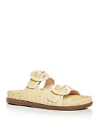 Schutz Women's Coraline Woven Slide Sandals