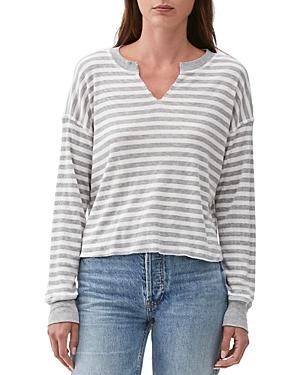 Michael Stars Delia Striped Thermal Top