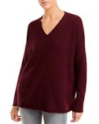 C By Bloomingdale's Oversized V Neck Cashmere Sweater - 100% Exclusive