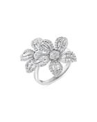 Bloomingdale's Diamond Flower Ring 18k White Gold, 1.05 Ct. T.w. - 100% Exclusive