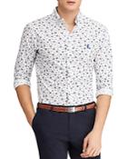 Polo Ralph Lauren Sailboat-print Slim Fit Button-down Shirt