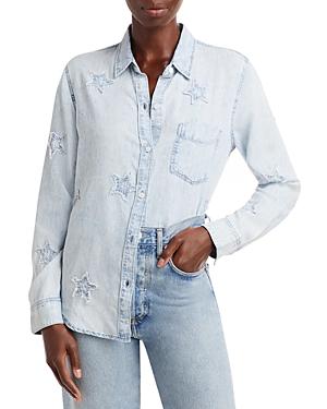 Rails Ingrid Star Button Front Shirt