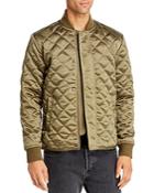 Joe's Jeans Quilted Satin Bomber Jacket