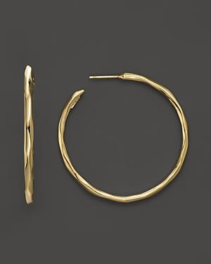 Ippolita 18k Yellow Gold Glamazon #3 Faceted Hoop Earrings
