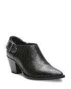 The Kooples Women's Studded Python-embossed Leather Ankle Boots