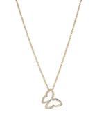 Nadri Cirque Cubic Zirconia Butterfly Pendant Necklace In 18k Gold Plated, 15-18