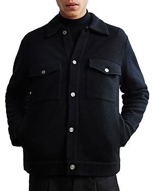 Nn07 Merino Wool Boiled Denim Jacket