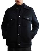 Nn07 Merino Wool Boiled Denim Jacket