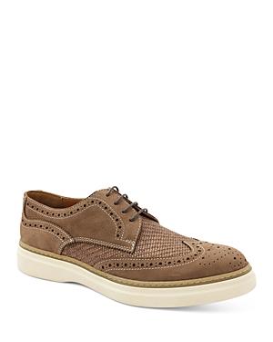 Bruno Magli Salento Raffia Wingtip Derby Shoes