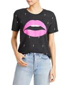 Chaser Short Sleeve Lips Graphic Tee