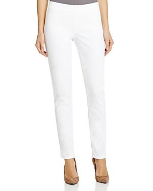 Nydj Petites Alina Pull-on Ankle Jeans In White