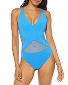 Bleu By Rod Beattie V Neck Mio One Piece Swimsuit