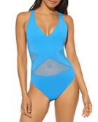 Bleu By Rod Beattie V Neck Mio One Piece Swimsuit