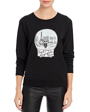 Karl Lagerfeld Paris Snowglobe Logo Sweatshirt