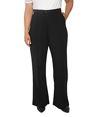 Standards & Practices Plus Crepe Wide Leg Trousers