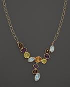 Multi Gemstone Necklace In 14k Yellow Gold, 18 - 100% Exclusive