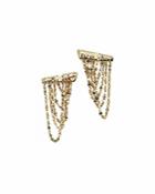 Lana Jewelry 14k Yellow Gold Small Draped Earrings