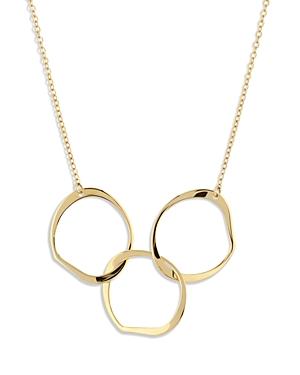Bloomingdale's Interlocking Circle Station Necklace In 14k Yellow Gold, 18 - 100% Exclusive