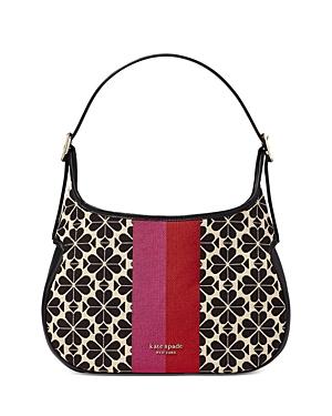 Kate Spade New York Penny Small Spade Flower Jacquard Hobo Bag