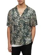 Allsaints Reservos Short Sleeve Animal Print Shirt