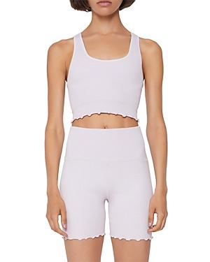 Spiritual Gangster Amor Heather Cropped Tank Top