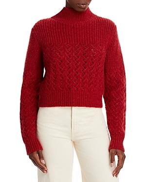Rebecca Taylor Chainette Turtleneck Sweater