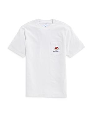 Vineyard Vines Lobster Roll Logo Graphic Pocket Tee