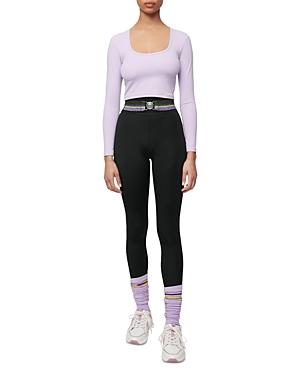 Maje Lalitha Square Neck Top