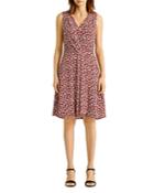 Lauren Ralph Lauren Floral Print Wrap Style Dress