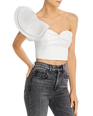 Amur Miray One-shoulder Cropped Top