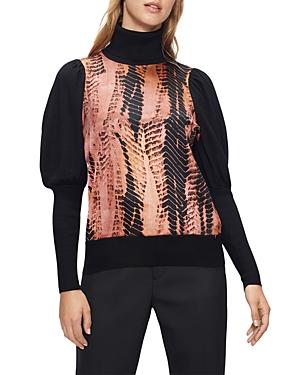 Ted Baker Allexxa Printed Turtleneck Sweater