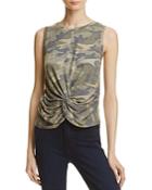 Aqua Camouflage Twisted-front Tank - 100% Exclusive
