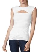 Bailey 44 Up The Ante Ruched Cutout Top