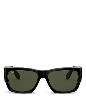 Ray-ban Unisex Solid Square Sunglasses, 54mm