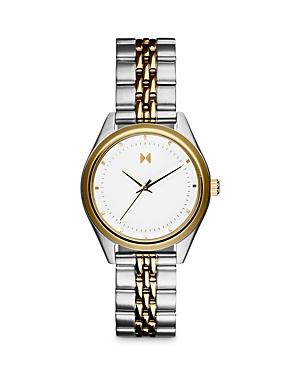 Mvmt Rise Mini Two Tone Bracelet Watch, 30mm