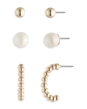 Lauren Ralph Lauren Bead Stud Earrings, Set Of 3