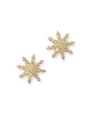 Bloomingdale's Diamond Starburst Stud Earrings In 14k Yellow Gold, 0.4 Ct. T.w. - 100% Exclusive