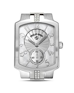 Philip Stein Classic Sport Small Diamond And Mother Of Pearl Watch Head, 27mm