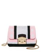 Furla Metropolis Nuvola Color-block Knit Crossbody