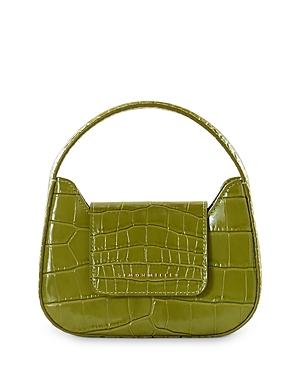 Simon Miller Retro Mini Croc-embossed Top Handle Bag