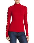 Aqua Cutout-sleeve Sweater - 100% Exclusive