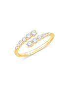 Bloomingdale's Diamond Bypass Ring In 14k Yellow Gold, 0.50 Ct. T.w. - 100% Exclusive