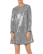 Emporio Armani Sequined Checkered Dress