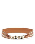 Sandro Women's Cornelie Toile Chain Accent Belt