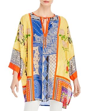 Johnny Was Arden Silk Kimono Tunic
