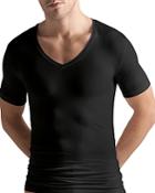 Hanro Cotton Superior V-neck Short Sleeve Shirt
